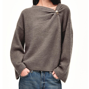 <span class=keywords><strong>Pull</strong></span> en tricot pour <span class=keywords><strong>femme</strong></span> avec broche, <span class=keywords><strong>pull</strong></span> <span class=keywords><strong>femme</strong></span>, <span class=keywords><strong>pull</strong></span> <span class=keywords><strong>femme</strong></span> - Product Image 1