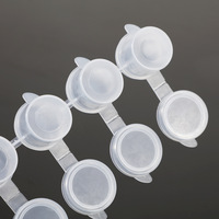 Boîtes de peinture en plastique transparentes vides de haute qualité pour fournitures artistiques, 2 ml, 3 ml, 5 ml *6