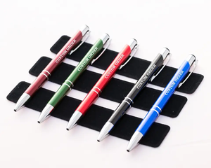 Pena Logo kustom pena logam pribadi bolpoin tinta biru besar dengan hadiah promosi Logo - Product Image 6