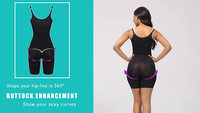 HEXIN Nuevo Diseño, Faja Reductora de Cintura Alta y Moldeadora de Muslos, Lencería Moldeadora de Cuerpo Completo para Mujer