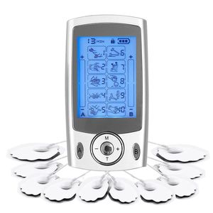 Máquina de terapia digital portátil Masajeador de pulso electrónico Dispositivo <span class=keywords><strong>TENS</strong></span> y <span class=keywords><strong>EMS</strong></span> para el dolor de cuello corporal - Product Image 4