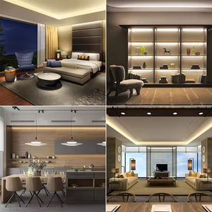 Bande lumineuse LED COB DC12V24V 8mm10mm 320LEDs 3000K4000K6500K blanc chaud naturel pour l'éclairage et la décoration des armoires, des chambres à coucher et des cuisines - Product Image 5