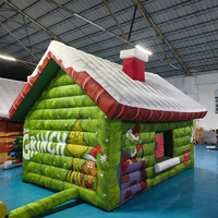 Tente de Noël gonflable, structures gonflables pour événements, maison de fête gonflable de Noël
