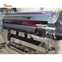Impresora de inyección de tinta automática con máquina de corte, tinta UV para impresión de papel tapiz de cuero de tarjeta, original,