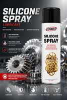FIBSHIELD 650ML Spray silicone haute température, résistant à l'adhérence, protection contre la rouille, lubrifiant pour métal, plastique, caoutchouc