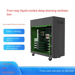 Serveur IA de pointe avec <span class=keywords><strong>tour</strong></span> de refroidissement liquide 4-GPU RTX 5090 Pro 6000, prêt à l'emploi pour la recherche IA et l'entraînement de modèles - Product Image 6