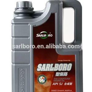 Car Lubricants API SJ SAE 5W30 10W30 10W40 15W40 5w30 Engine Oil Semi Synthetic Gasoline Engine Motor Oil