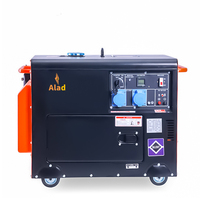 Générateur diesel silencieux compact 10KW 10KVA à prix compétitif, fabriqué en Chine, idéal pour l'alimentation de secours