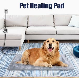 自動パワー大型ペット用暖房パッド高級PVC屋内温暖化マット犬用猫現代電気暖房無地漫画スタイル - Product Image 5