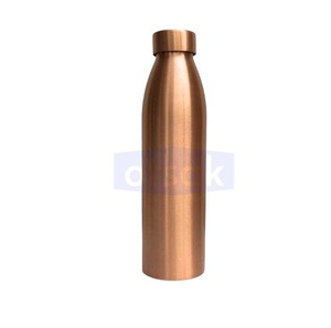 Bouteille d'eau classique en cuivre pour la maison, le bureau, les voyages, écologique, réutilisable, anti-fuite, portable - Product Image 5