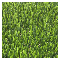 Realistischer Luxus Allwetter runder grüner Matten teppich 4 M x 25 m 2x25m künstliches grünes Gras für Hinterhof-Garten dächer