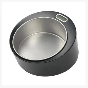 정확한 스마트 무게 스테인레스 스틸 개 그릇 애완 동물 사료 그릇 규모 1.7L