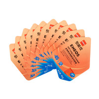 Étiquettes en papier laminé brillant résistantes à l'eau personnalisées IML pour lubrifiant automobile, liquide de frein