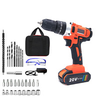 Perceuse électrique SHALL, perceuse sans fil, ensemble d'outils électriques, batterie au lithium, perceuse manuelle flexible, prix bas, grossistes en perceuses