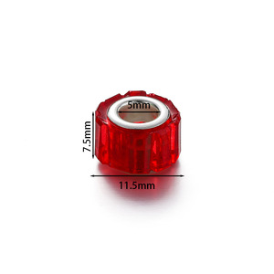 Acrylic Resin Right Angle Wheel <b>Beads</b> Large Hole For Bracelet Making DIY Jewelry Accessories 8mm Round <b>Beads</b> <b>Set</b> - Product Image 2