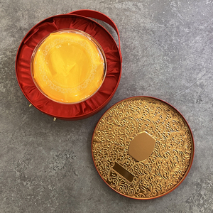 Nhà Sản Xuất Hộp Thiếc Sẵn Sàng Vận Chuyển Hộp Thiếc Kim Loại Tròn Có Nắp Dập Nổi Hộp Quà Tặng Phù Hợp Với Túi Giấy Và Bộ Neto - Product Image 4