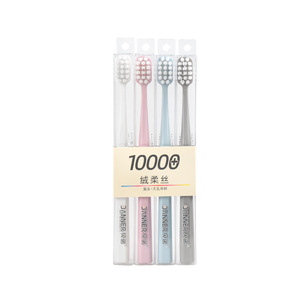 Zannerlove Toothbrush Soft Bristle Wide Head Adult <b>Gum</b> Care Manual Cleaning Toothbrush - Product Image 5