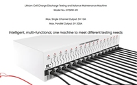 Testeur de batteries lithium-ion DK 5V 10A DT50W-20, système de cyclage de batteries à 20 canaux, test de charge et de décharge, équilibrage et entretien des batteries