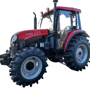 YTO LX904 dört tekerlekli traktör 90HP çiftlik traktörü römorku dört tekerlekli