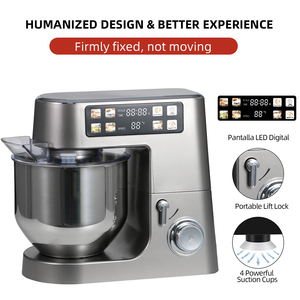 Batidora de Pedestal Cheftronic A03P 8L 2100W, Amasadora Planetaria para Pasteles y Alimentos, Electrodoméstico Pequeño para Cocina, Programa Automático, 8L - Product Image 5