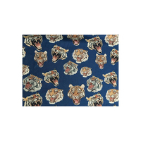 Tissu Jacquard Floral 100% Polyester Coton, Tapisserie Lourde pour Rideaux, Canapés, Sacs, Vêtements - Fabricant Turc