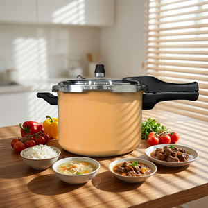 หม้ออัดแรงดันอะลูมิเนียมทนทาน รุ่น Factory <span class=keywords><strong>5</strong></span> <span class=keywords><strong>L</strong></span> ความดัน 80 กิโลปาสคาล สำหรับทำอาหารเร็ว ใช้กับเตาแก๊ส เหมาะสำหรับใช้ในครัวเรือน ร้านอาหาร และโรงแรม - Product Image 3