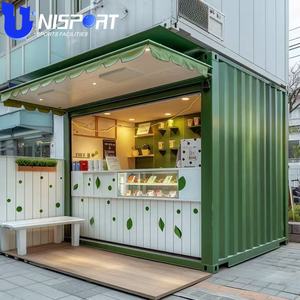 现代运输集装箱商店预制商业建筑移动餐厅办公室零售亭模块化集装箱商店设计 - Product Image 5