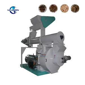 Pressing Bamboo Power Straw Clover Cotton Seed into Wood Pellet Making Machine