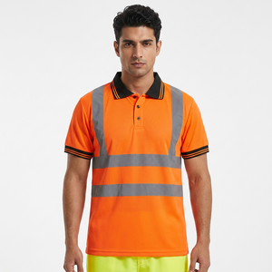 Wholesale High Visibility Reflective Safety T-<b>shirt</b> <b>Hi</b> <b>Vis</b> <b>Shirt</b> Reflective T-<b>shirts</b> Can Be Printed Security Safety Polo <b>Shirt</b> - Product Image 1