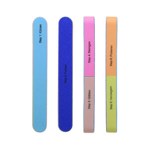 6ウェイポリッシュバッファブロック使い捨てネイルファイルファッションエバネイルケアツール両面デザイン - Product Image 1