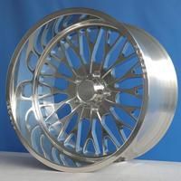 Jantes forgées sur mesure Alibaba 6061-T6 24X12 26X12 26X14 28X16 28 pouces pour Ford F-150 Lincoln Navigator 6X135 8X180, finition argentée