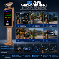 Terminal de Visualización de Carriles ANPR Zento G50 5MP, Pantalla de Control de Estacionamiento LED de Doble Color con Guía por Voz y Código QR