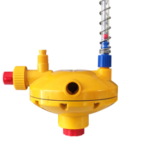 Nouveau régulateur de pression d'eau Agrieso pour volailles, système d'abreuvement automatique à tétine à pression d'eau stable, pour ferme avicole, en plastique 0.3-0.8