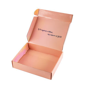 Color Mache Envío personalizado Mailers Imprimir regalo Plegable Paquete de correo negro para caja de papel de vela con tapa - Product Image 6