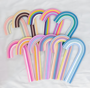 Decoración de <span class=keywords><strong>Pastel</strong></span> de Arcilla Polimérica 3D Arcoíris, Adorno de <span class=keywords><strong>Pastel</strong></span> Colorido para Decorar Pasteles, Artículos para Fiestas, <span class=keywords><strong>Precio</strong></span> al por Mayor - Product Image 1