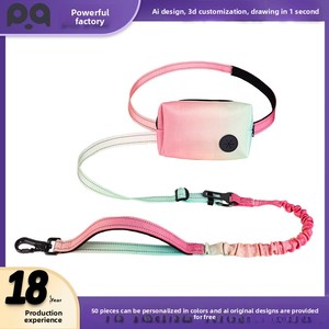 Nouvelle Sangle de Course pour Chien en Polyester avec Sac Banane, Réfléchissante, Robuste et Anti-traction, pour Grands Chiens, Vente en Gros, Personnalisable, Guangdong - Product Image 5