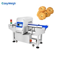 Détecteur de métaux alimentaire industriel en acier inoxydable Easyweigh avec indice de protection IP54 pour biscuits, chocolats, bonbons et snacks emballés