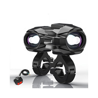Faro LED Estroboscópico de Alta Luminosidad para Motocicleta, Estilo Mini Waterbird, Montaje Externo, para Uso Transfronterizo
