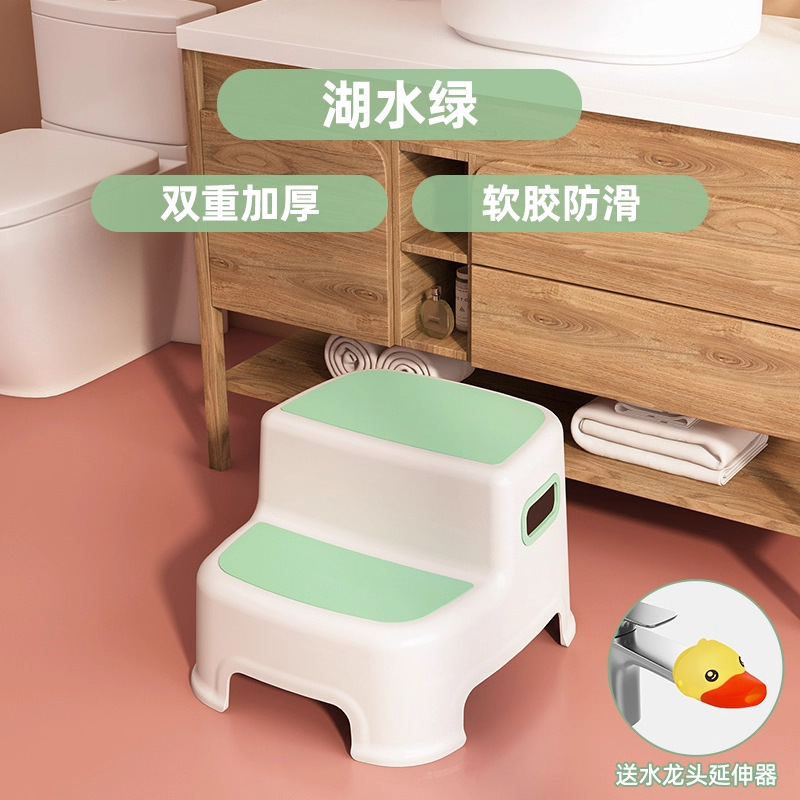 Upgraded anti-slip - Green [Little Yellow Duck Faucet Extender]
