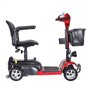 Scooter Eléctrico de Cuatro Ruedas con Batería de Plomo-Ácido de 24V 12Ah, Alcance de 15-20KM, para Personas Mayores, con Cesta y Asiento Ajustable - Product Image 1