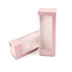 11.5 pollici rosa chiaro <span class=keywords><strong>di</strong></span> plastica ondulato cartone giocattoli per bambini scatole per bambole con finestra in pvc - Product Image 5