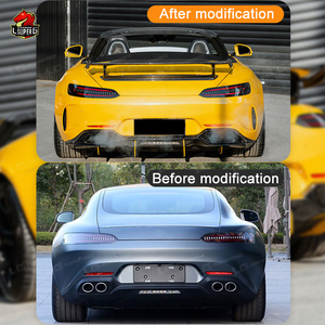 Spoiler auto GT per Mercedes Benz AMG GT aggiornamento a stile IMP materiale in fibra di carbonio Spoiler <span class=keywords><strong>IMG</strong></span> Spoiler - Product Image 2