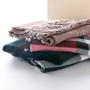 Cheap Promotional <strong>Wholesale</strong> <strong>Pashmina</strong> Plaid Checked Soft MenS Woman Winter Scarf Imitate Cashmere <strong>Wool</strong> Scarf <strong>Shawl</strong> - Product Image 6