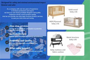 Cuna Portátil Multifuncional Moderna de Acero Inoxidable para Bebés, Uso en Dormitorio, Grado Hospitalario, Interior y Exterior, Venta al Por Mayor - Product Image 5