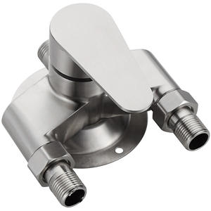 ก๊อกผสมน้ำฝักบัวทรงสามเหลี่ยมสแตนเลส Morning Dew แบบก้านเดี่ยว แกนเซรามิก ควบคุมอุณหภูมิ - Product Image 5