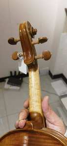 Violín 4/4 Estilo <span class=keywords><strong>Barroco</strong></span>, Tapa de Abeto, Fondo de Arce Flameado, Diapasón de Ébano, Sonido Dulce, Barniz Spirit, Cuerdas de Nailon, Venta al Por Mayor - Product Image 3