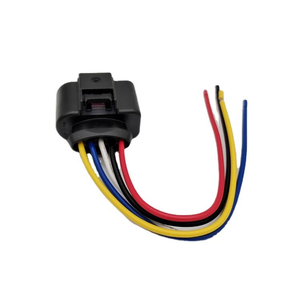 4-Pack ABS Kupfer 5P Zündspulen modul Stecker Ersatz für <span class=keywords><strong>VW</strong></span> Passat Audi A4 1.8T-4.2L 12V 50A IP67 - Product Image 3