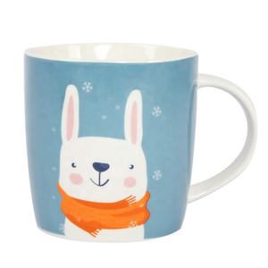 Happy go 13oz 368ml Di Natale animale decalcomania disegno sveglio pet tazza di ceramica - Product Image 4