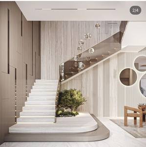 CBMMart <span class=keywords><strong>Escalier</strong></span> droit moderne à usage intérieur pour villa, appartement, hôtels, bibliothèques, musées, grands escaliers en L - Product Image 2