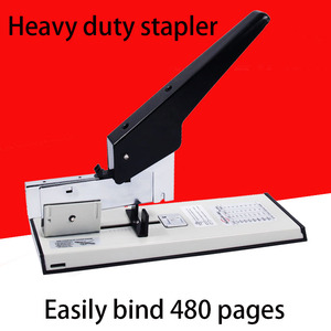 <span class=keywords><strong>Agrafeuse</strong></span> de <span class=keywords><strong>bureau</strong></span> robuste, manuelle, en métal, <span class=keywords><strong>grande</strong></span> capacité, pour documents épais - Product Image 6